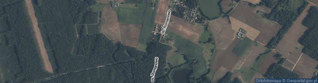 Zdjęcie satelitarne Osiedle Romanowo os.